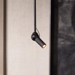 kdln LED-Deckenleuchte Bird, Ø 11 cm, Metall, verlängerbar