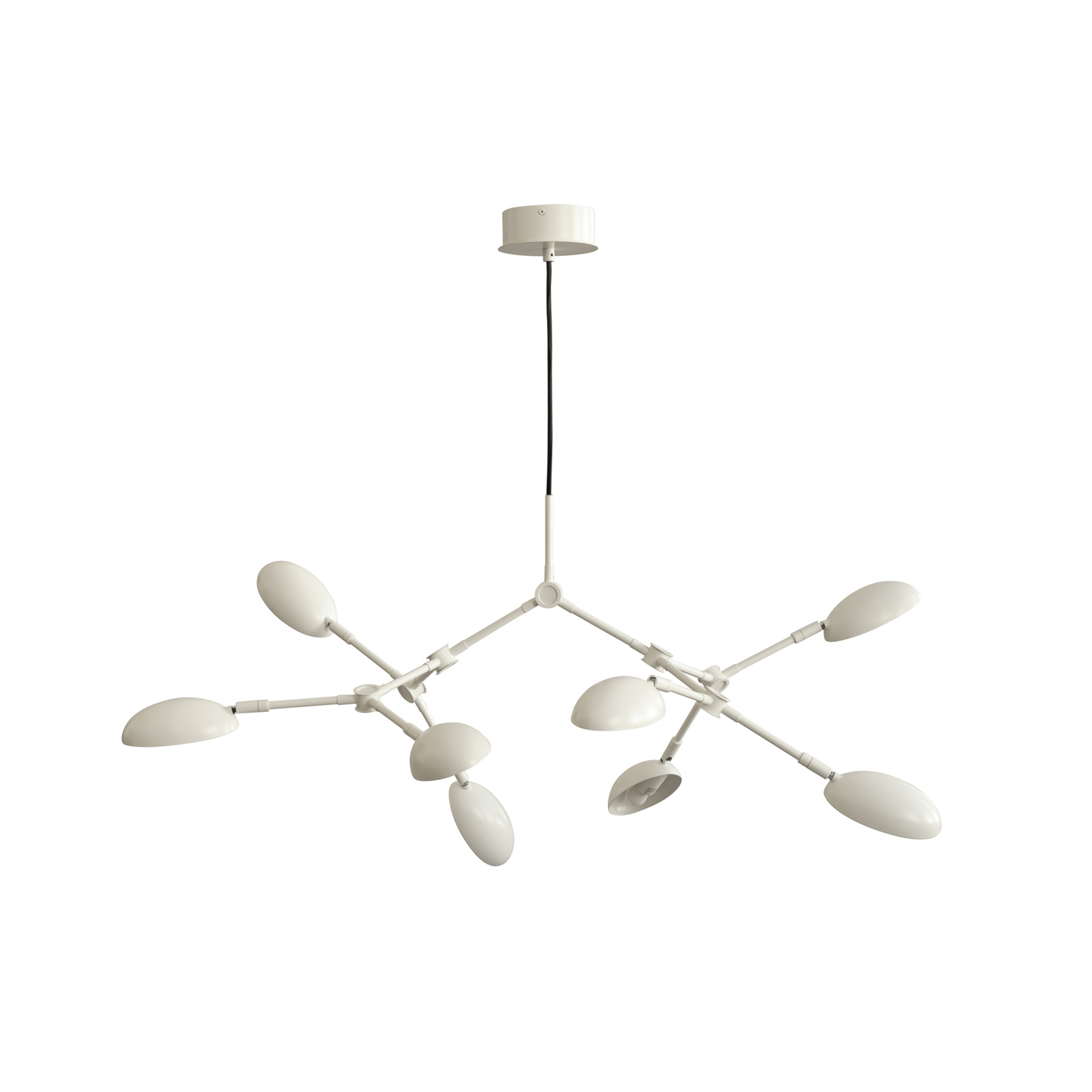 Lampadario Drop, bianco, 55 cm, a 8 luci - 101 Copenhagen