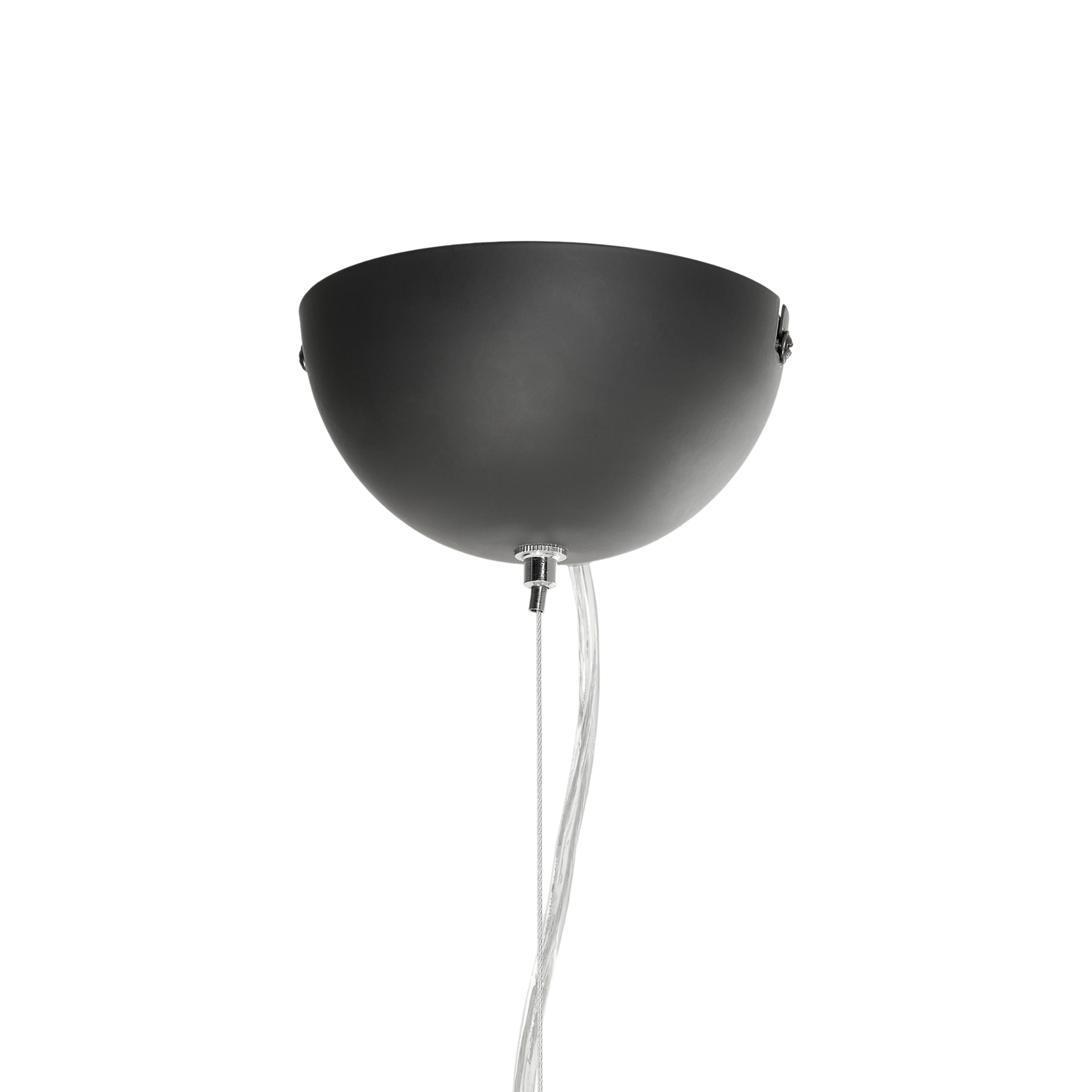 Lindby Denva rookglas-hanglamp, 3 bollen
