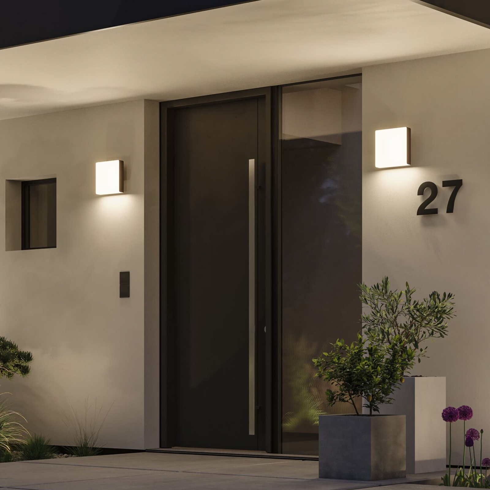 Azalena Outdoor Wall Lamp SWR Anthracite - Paulmann