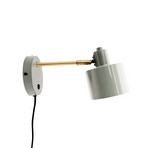 Ocean væglampe olivengrøn/messing, metal, E14 – Dyberg Larsen