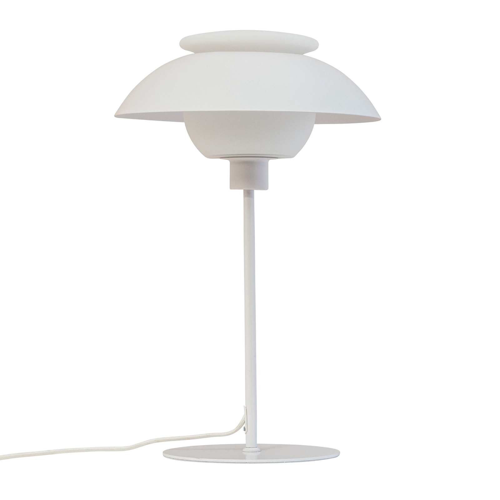 Dyberg Larsen lampe de table Opus, blanc mat. Hauteur 47,5 cm