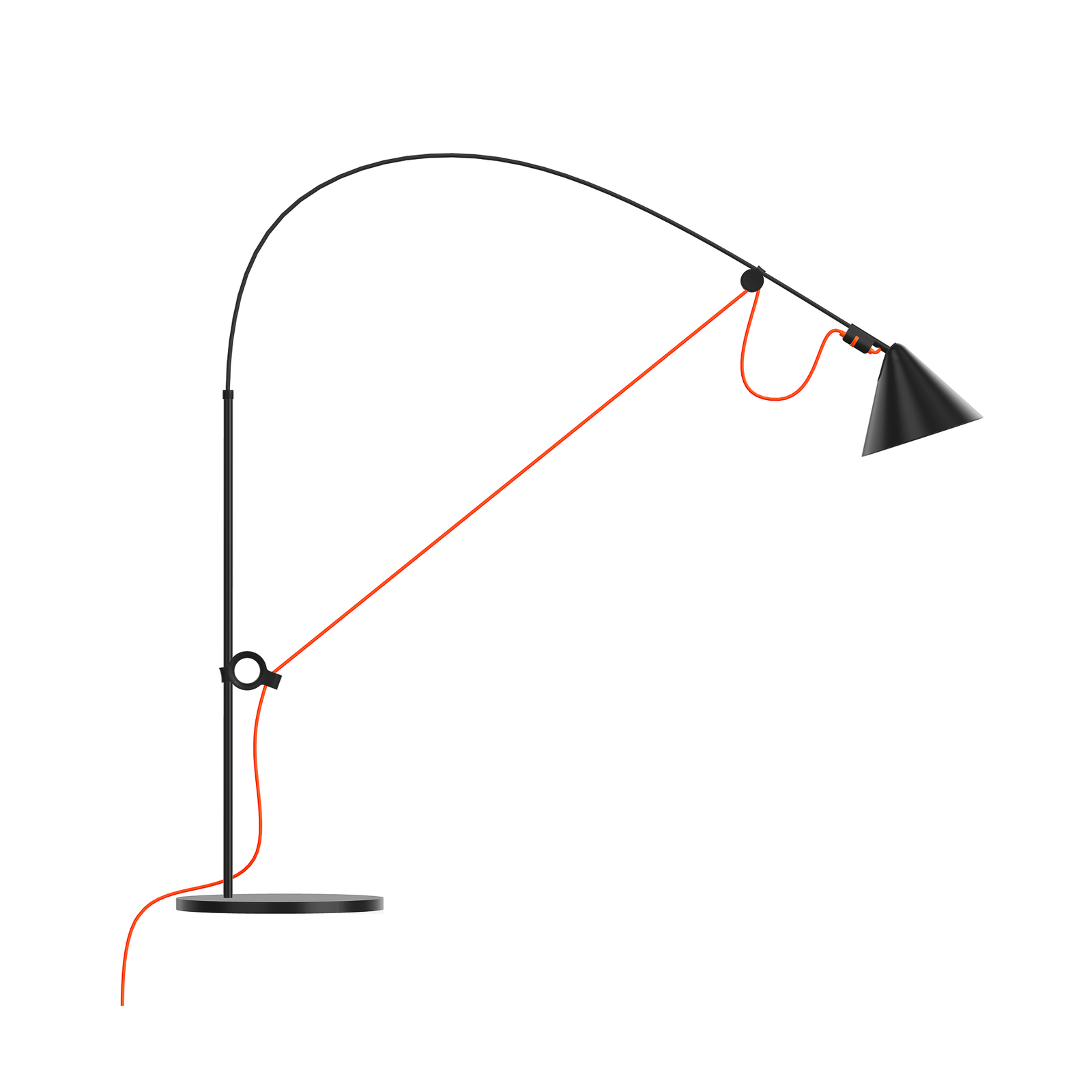 midgard AYNO S lampe de table noire/orange 4 000 K