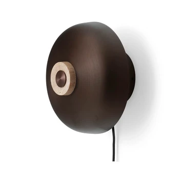 Reverse Aplique de Pared color Arena Travertine/Bronzed Aluminio - Audo Copenhag