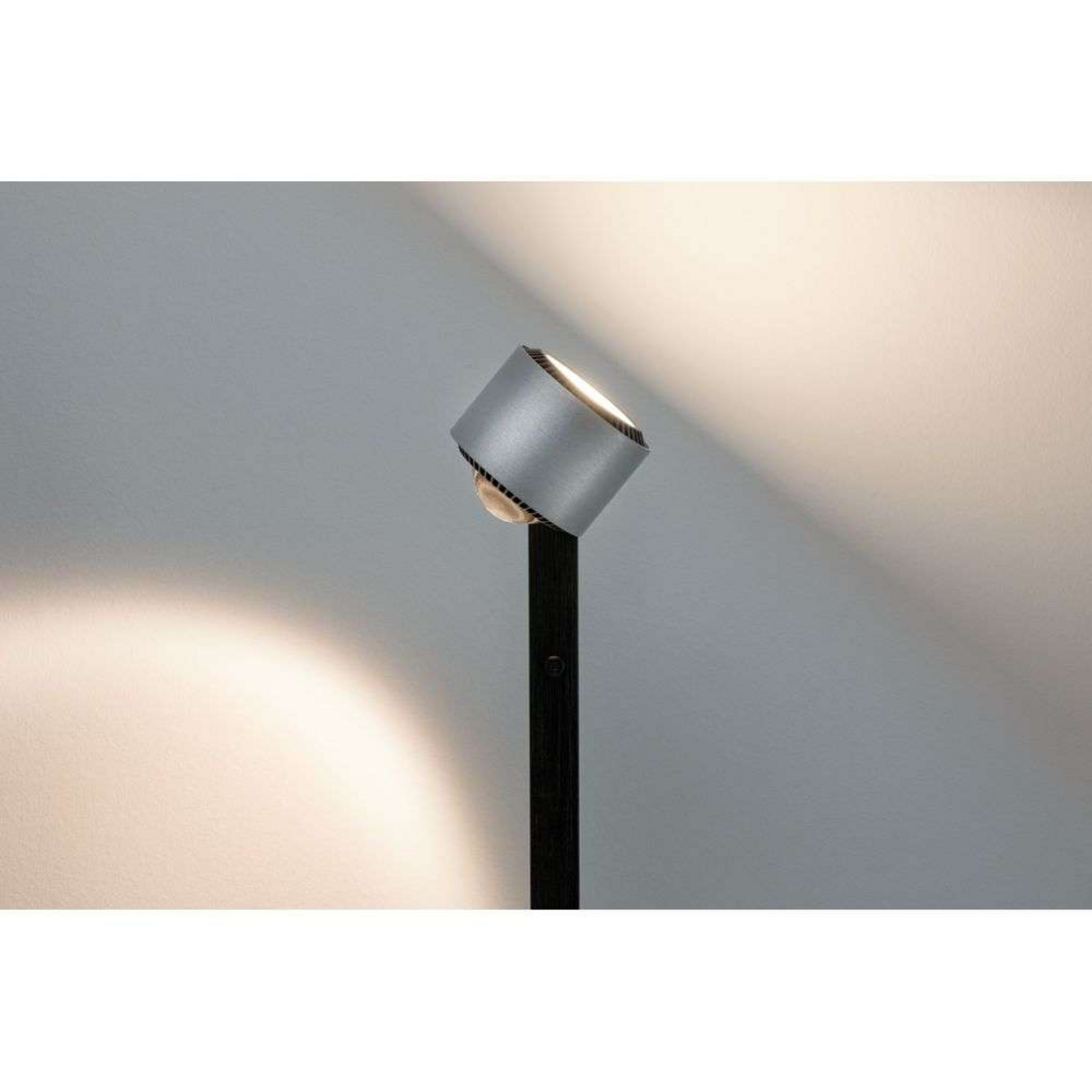 Aldan Lampadar Dim. Negru/Brushed Alu - Paulmann