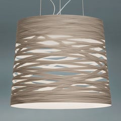 Foscarini Tress grande LED lampada a sospensione, bianco