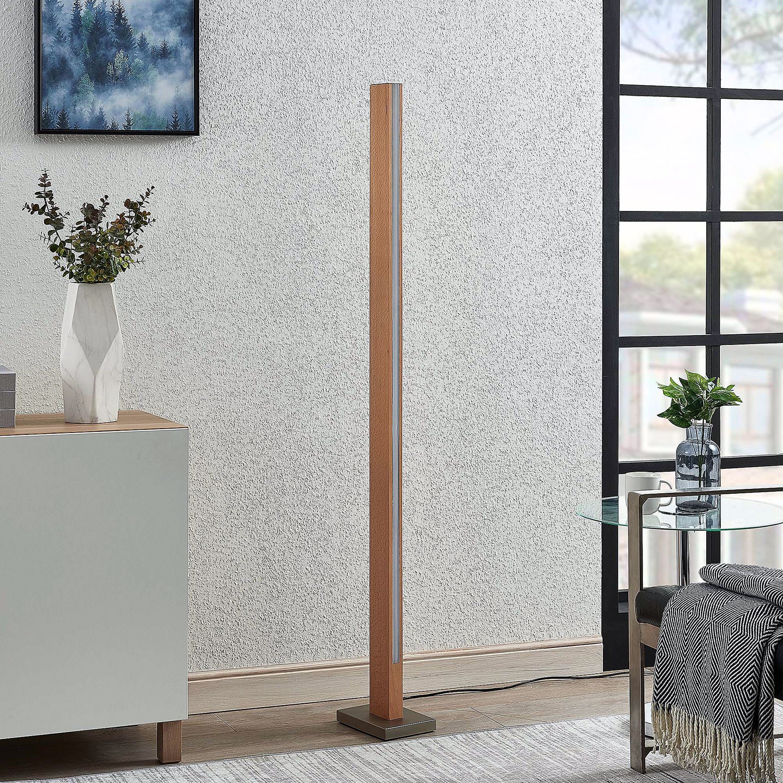 Tamlin Stojací Lampa Beech - Lucande