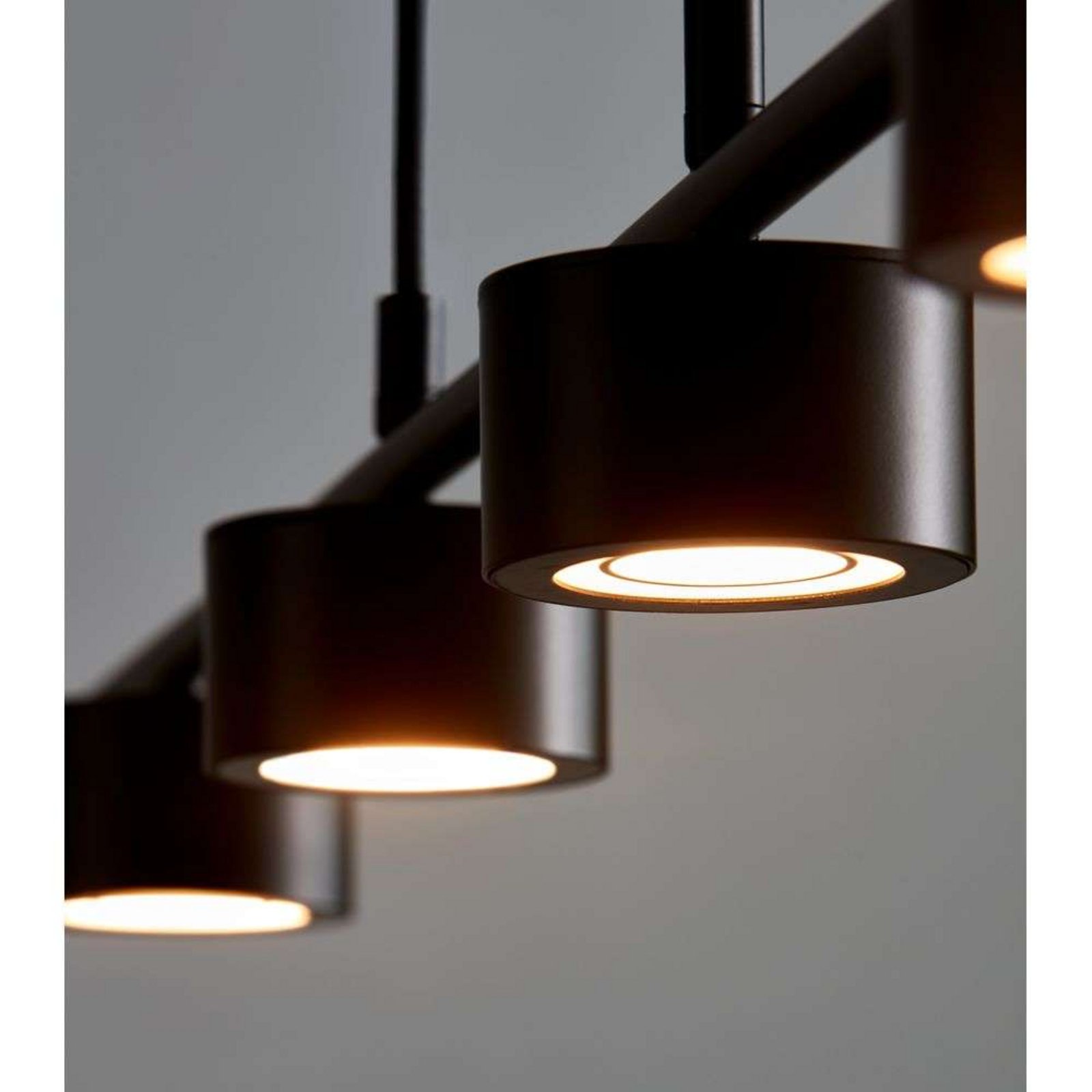 Clyde 4 LED Candeeiro Suspenso Long Black - Nordlux