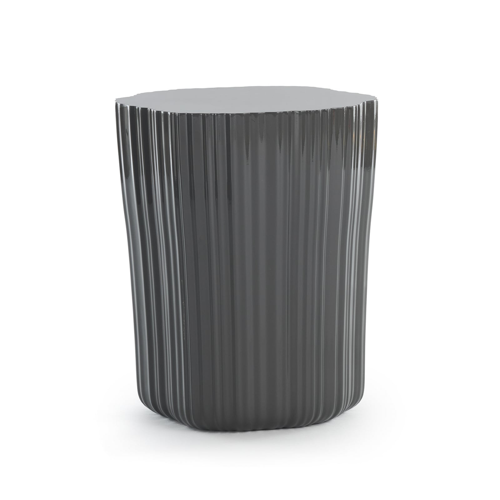 Corteza side table, anthracite, height 48 cm - Kartell