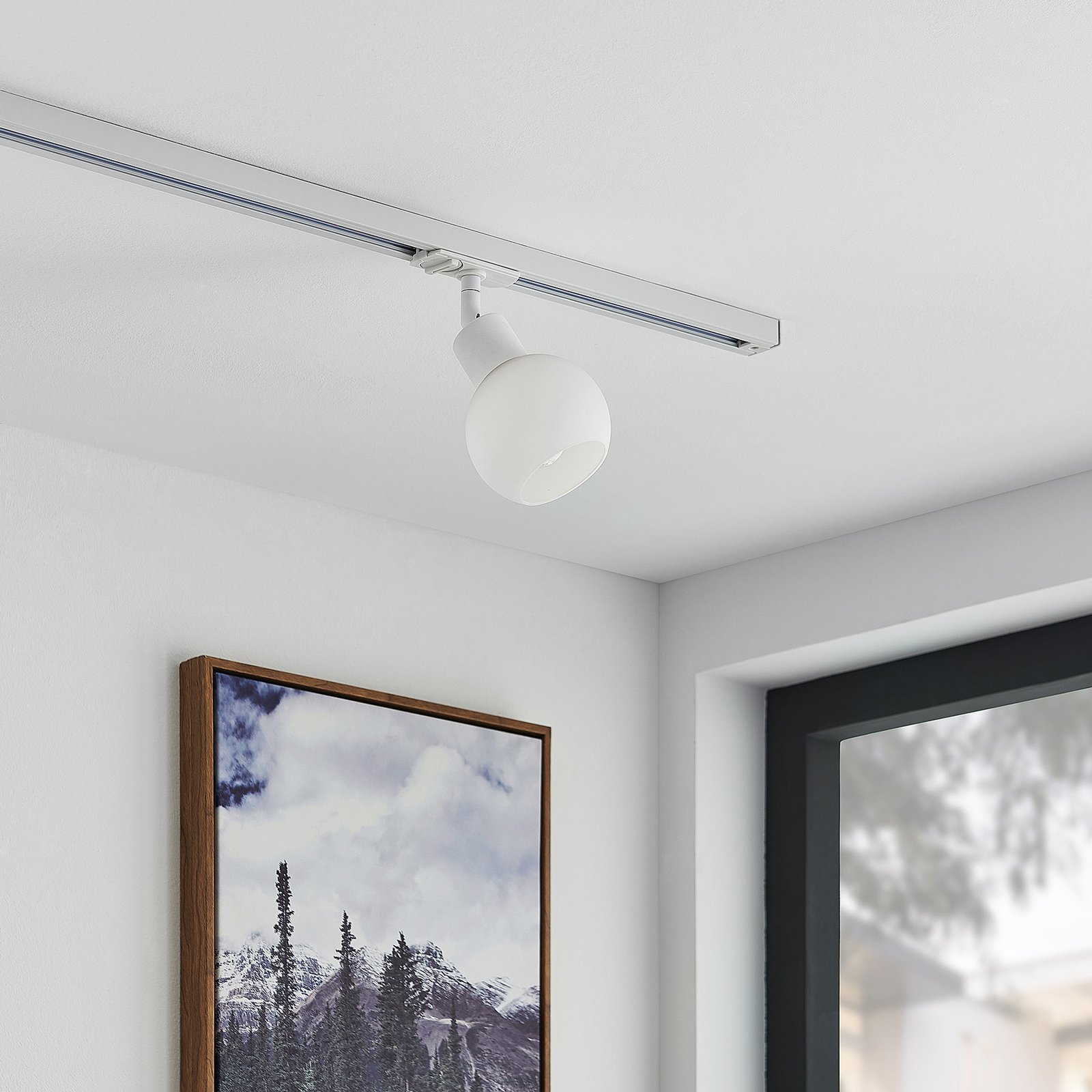 Linaro Round Skinnespot E14 Hvit - Lindby