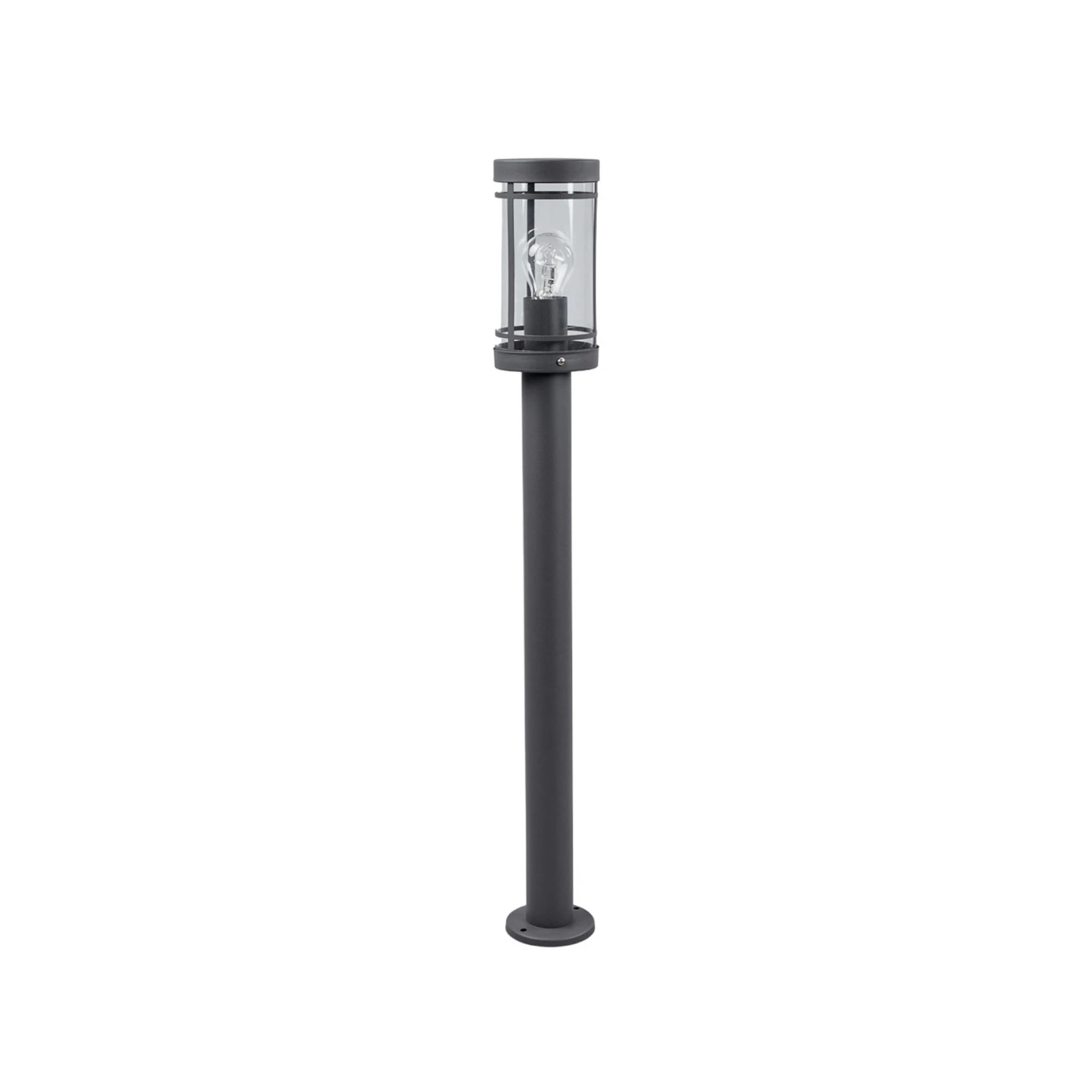 Lindby осветление за пътеки Djori, 80 cm, антрацит, неръждаема стомана, E27
