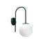 σκούρο πράσινο ματ / λευκό σατινέ
