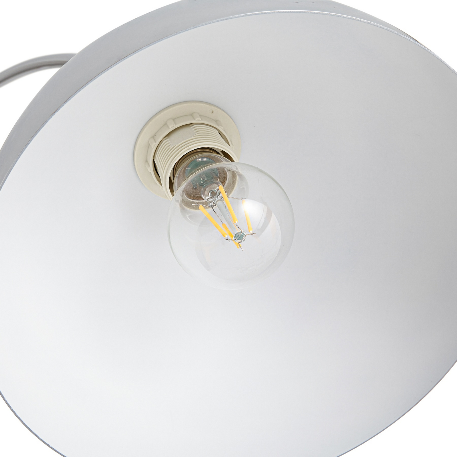 Lindby Tonka floor lamp, chrome, metal/marble, 185 cm, E27 Lindby Tonka floor lamp, chrome, metal/marble, 185 cm, E27