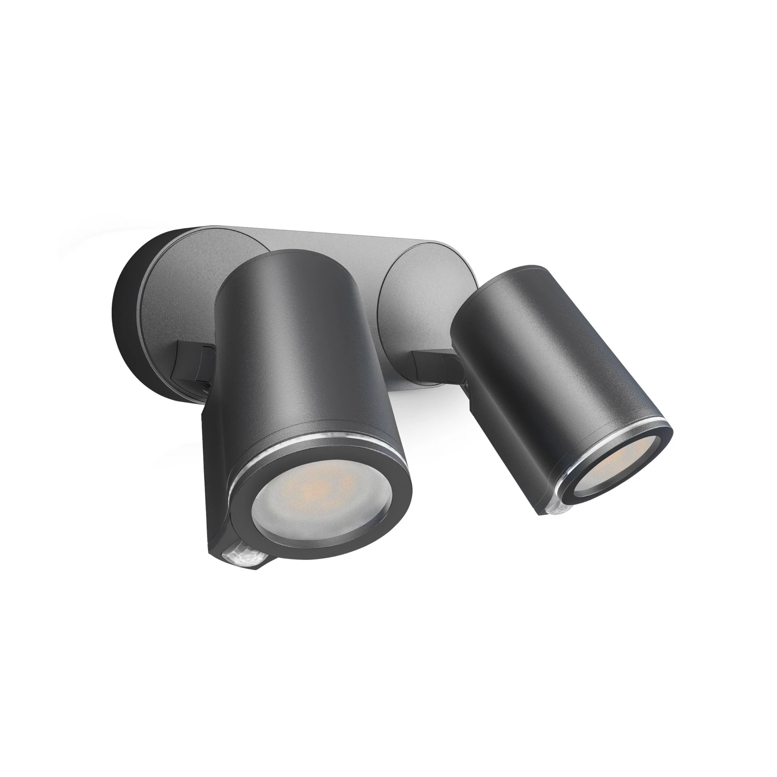 STEINEL Sensor-Außenstrahler One S, 2-flg. anthrazit, IP44
