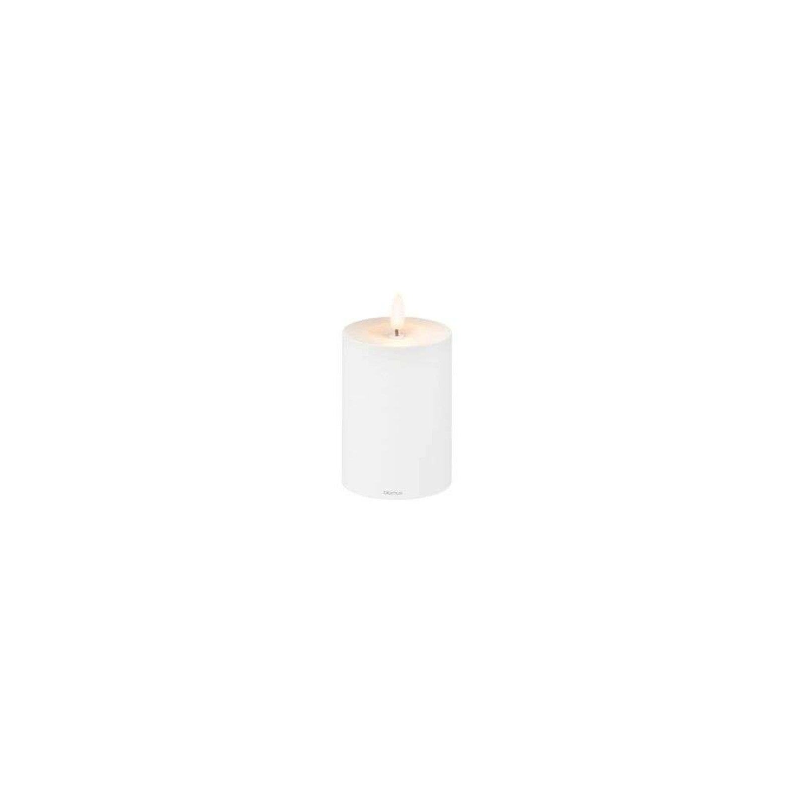 Noca LED Pillar Candle S White - Blomus