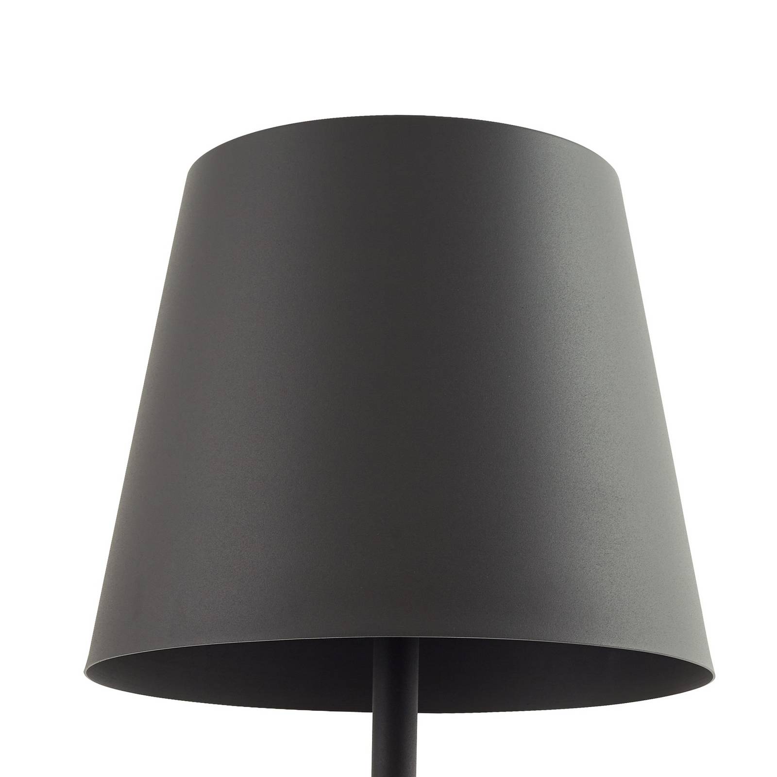Lampa tarasowa Lucande Andrei, szara, wysokość 150 cm, IP54, E27