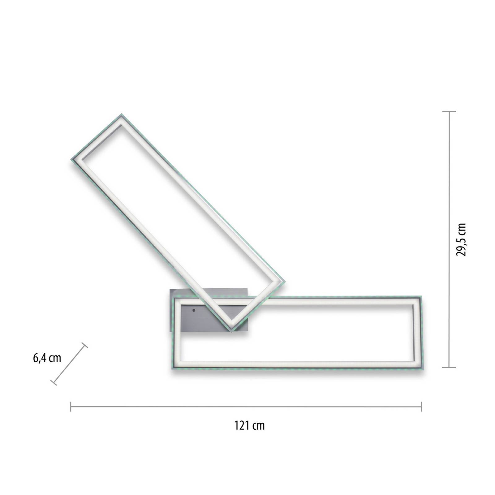 Lampa sufitowa LED Felix60, 121x29,5cm