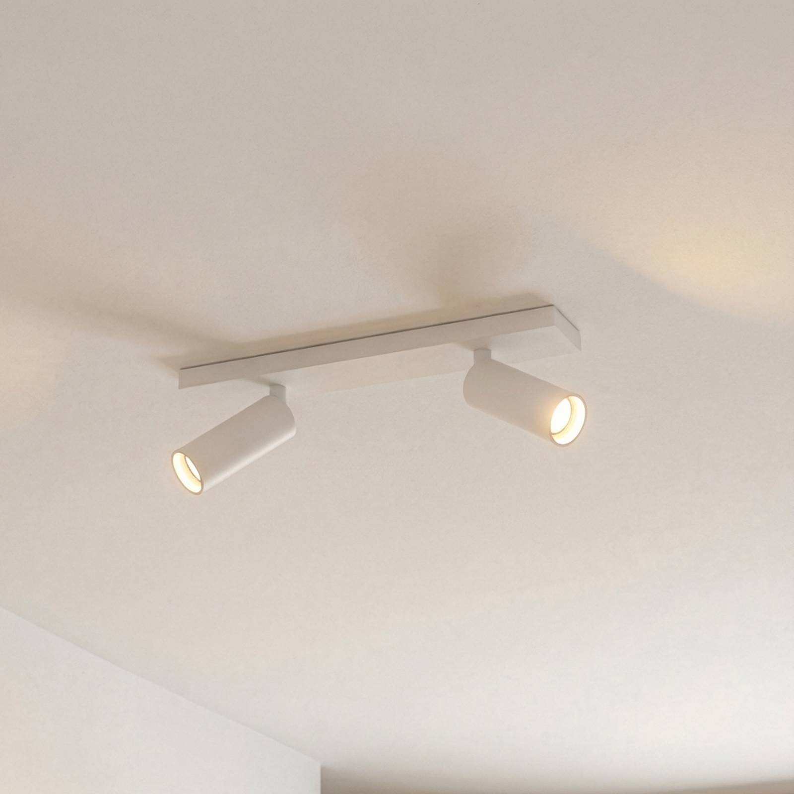 Arcchio Deckenstrahler Brinja Slim, weiß, 2-flg., GU10 MR11 günstig online kaufen