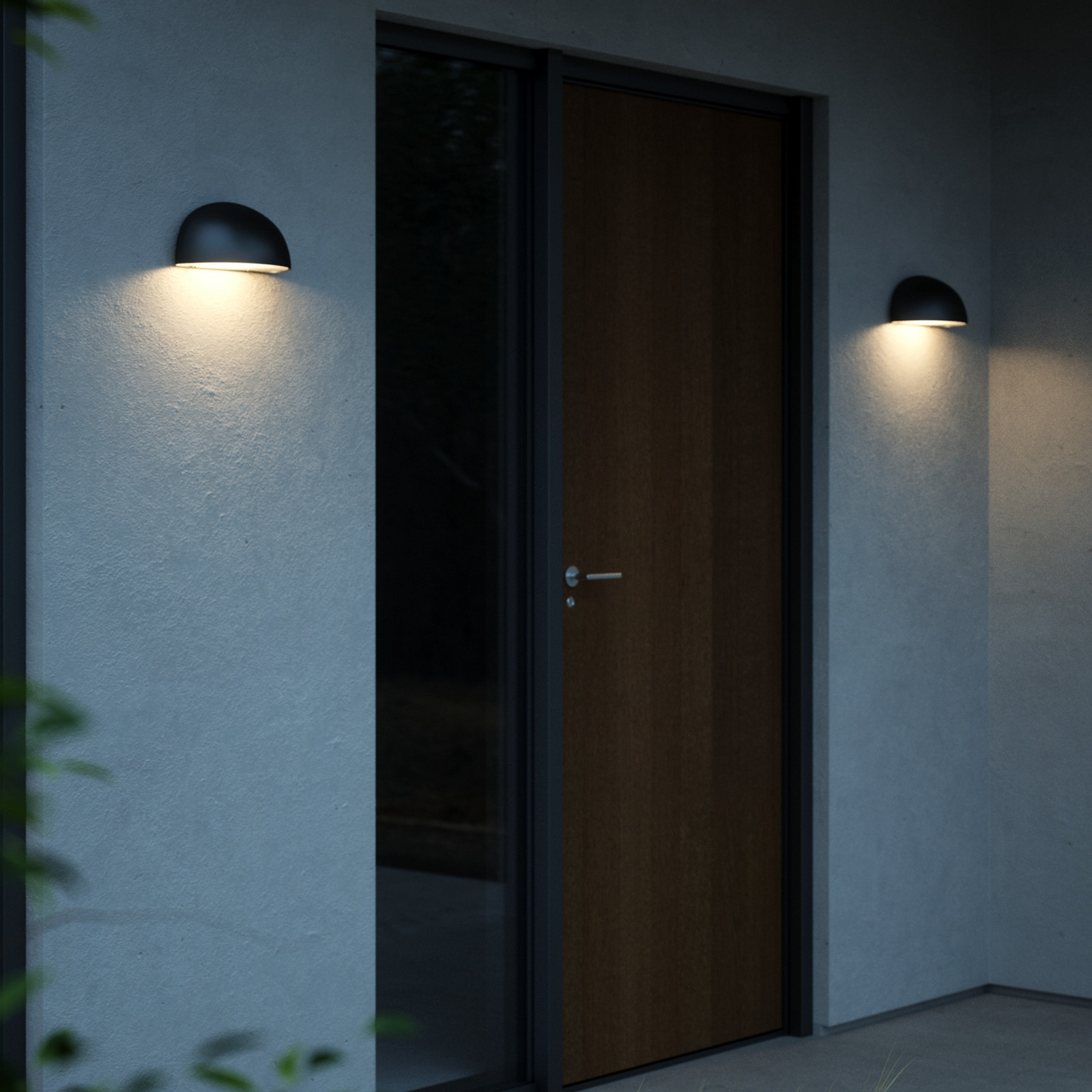 Scorpius Maxi Utomhus V&auml;gglampa IP44 Black Nordlux - Plast - Med en ljusk&auml;lla