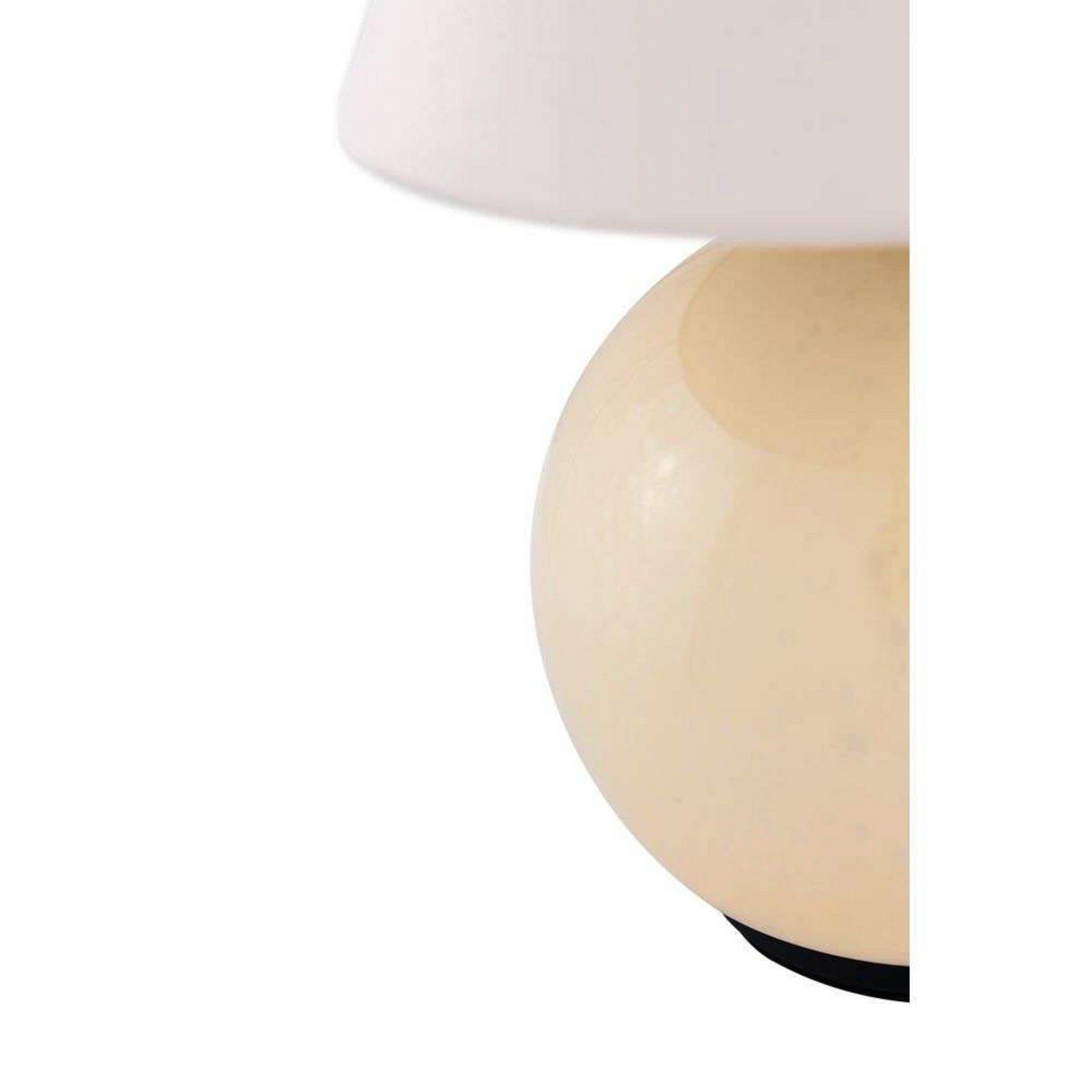 Globen Lighting Akku-Tischleuchte IRIS, creme, Höhe 23 cm