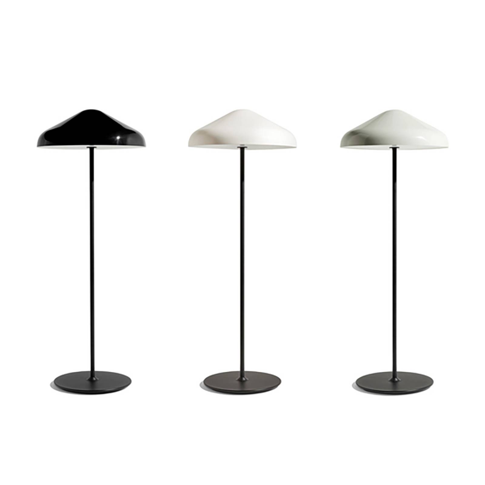 Levně Designová stojací lampa HAY Pao, šedá
