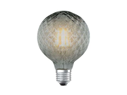Pære LED 4W Smoke Facet G95 Dæmpbar E27 - Lucande