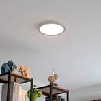 Stropné svietidlo Solvie LED, biele, okrúhle, Ø 30 cm