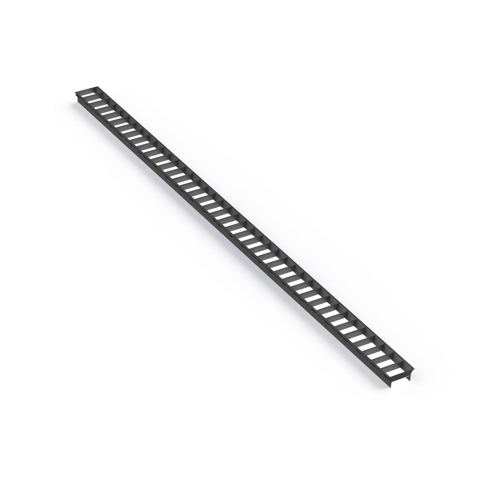 SLC Lamellenraster Click, schwarz, Länge 112 cm, Kunststoff