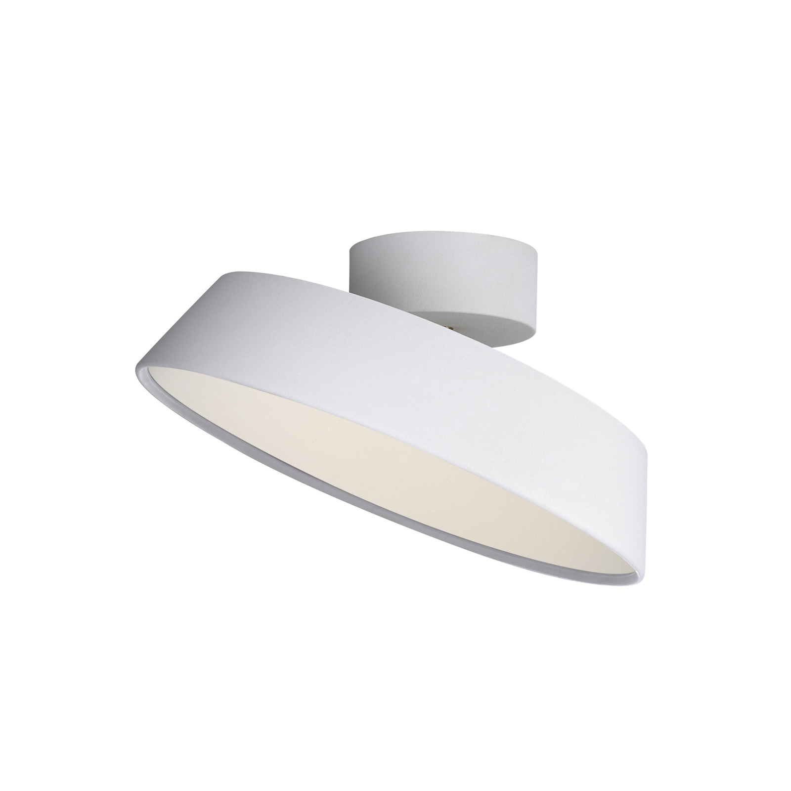 Candeeiro de teto LED Kaito 2 Regulável, branco, Ø 30 cm, regulável