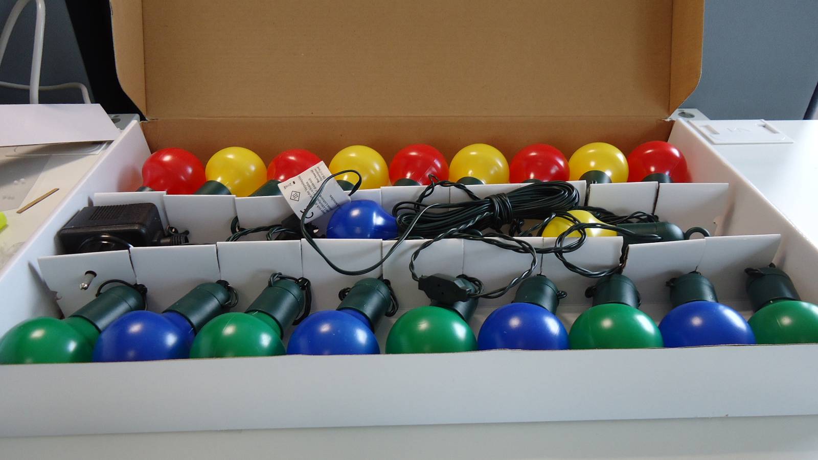 PartyLEDLichterkette Elin, bunt, 20flammig Lampenwelt.de