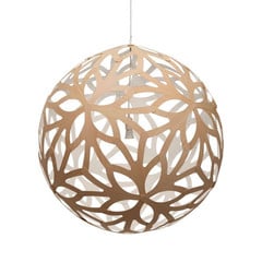 Floral Pendelleuchte Ø100 Weiß 1 Seite - David Trubridge