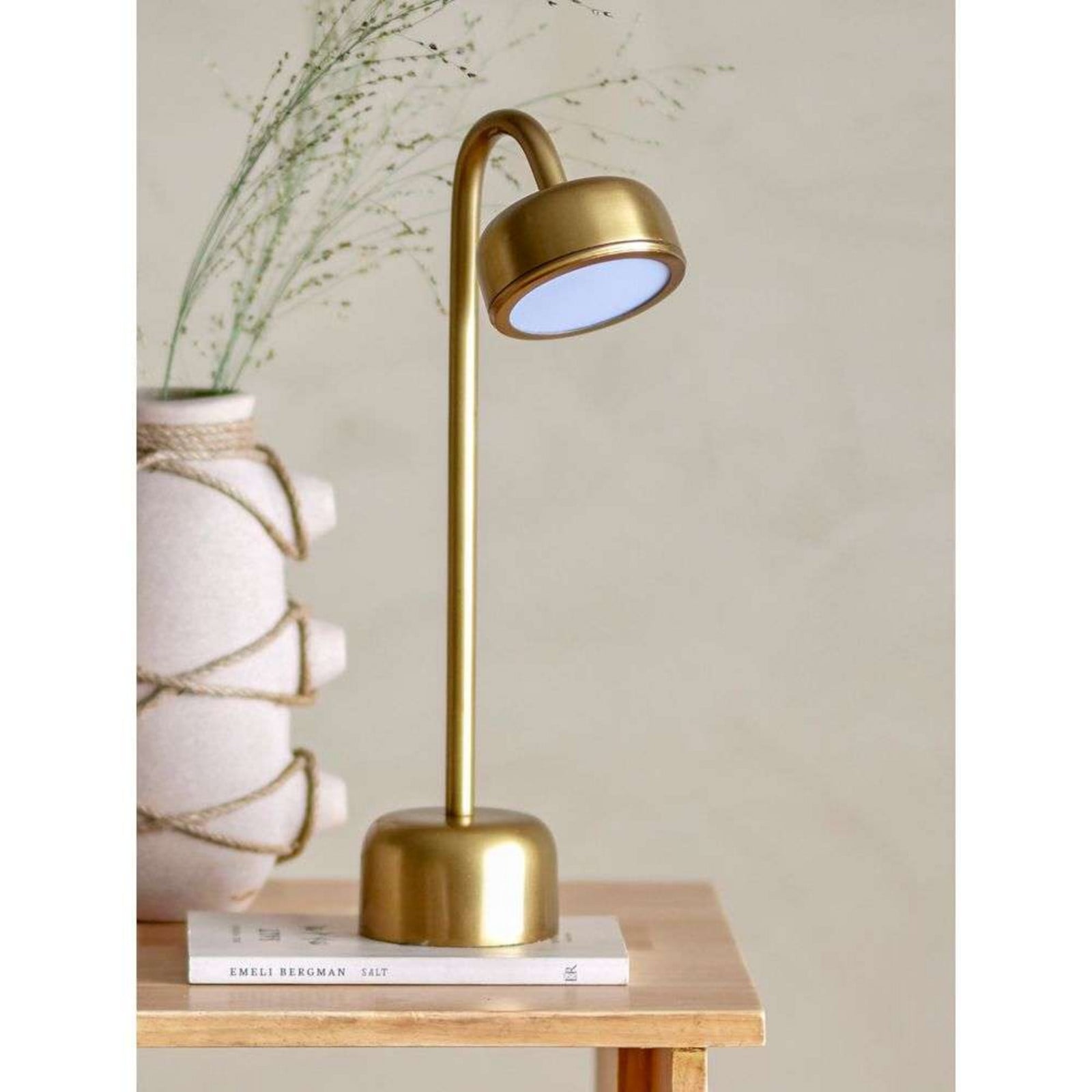 Niko Portable Bordlampe Brass Bloomingville - Stue - Metal billede