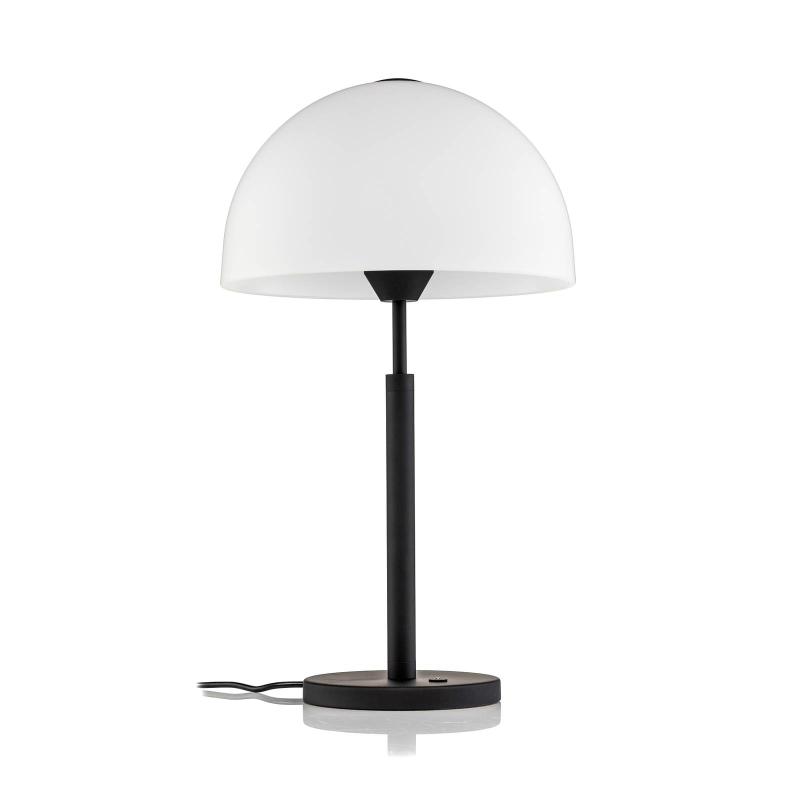 Rothfels Laurena LED asztali lámpa, üveg, fekete