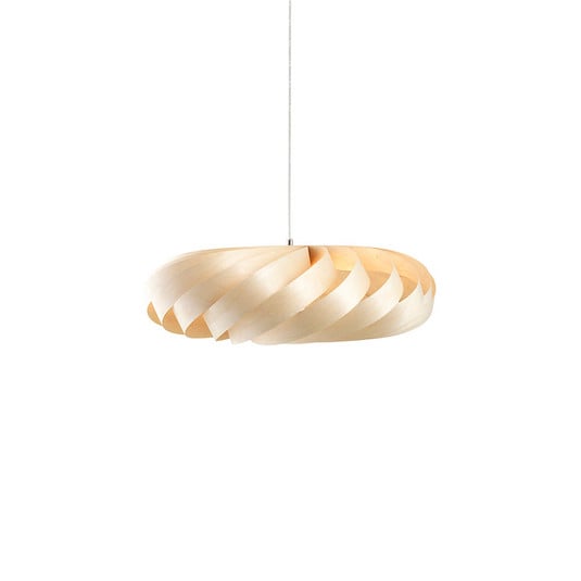Závěsné světlo TR5, průměr 60 cm, přírodní břízové dřevo – Tom Rossau