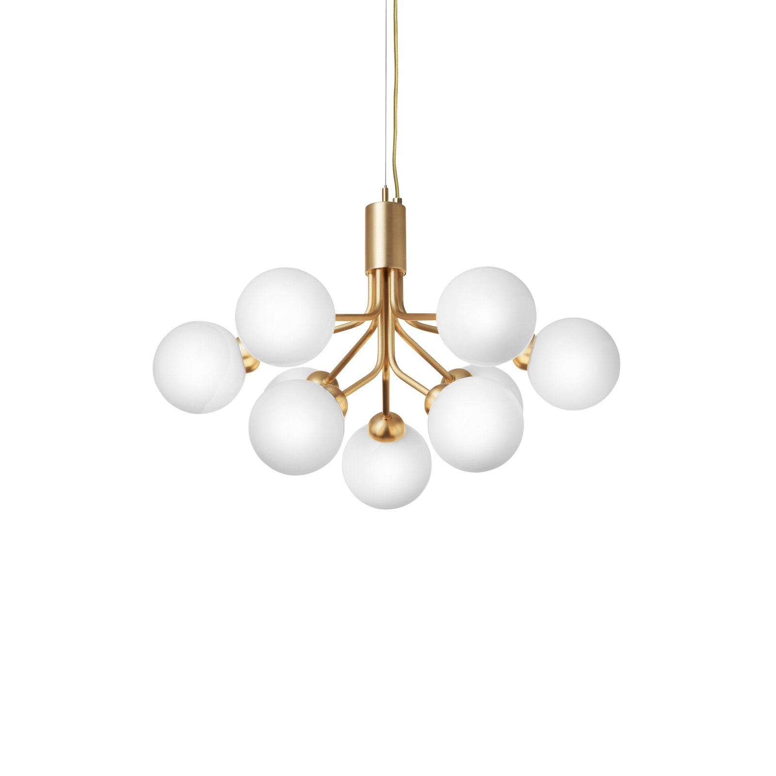 Nuura Apiales 9 pendant light, 9-bulb, made of glass