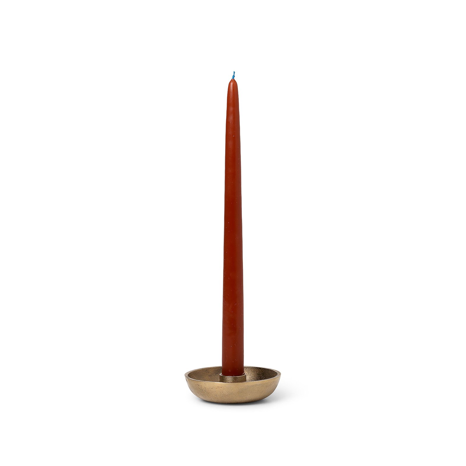 ferm LIVING Candlestick Bowl Single, Ø 10 cm, brass