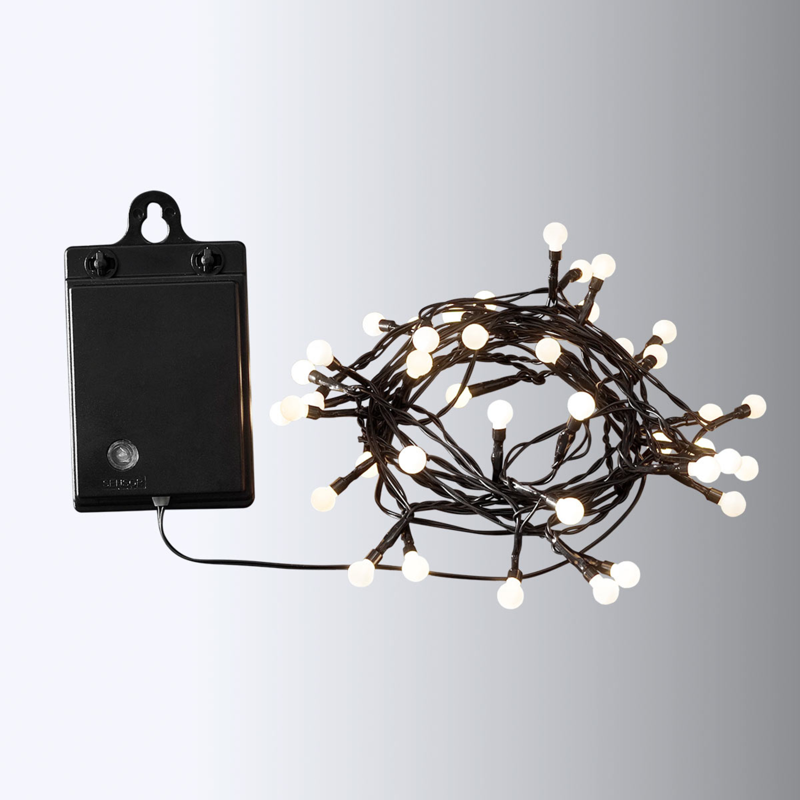 40bulb LED outdoor string lights ww battery Lights.co.uk