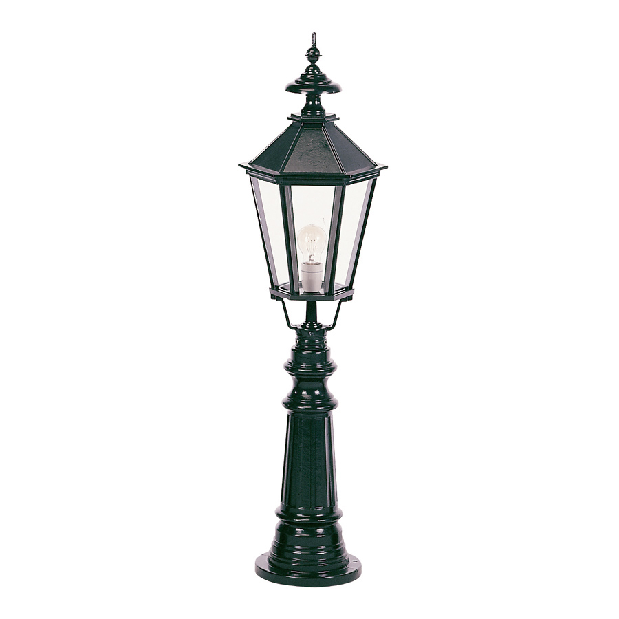 Borne lumineuse classique Liverpool, noir