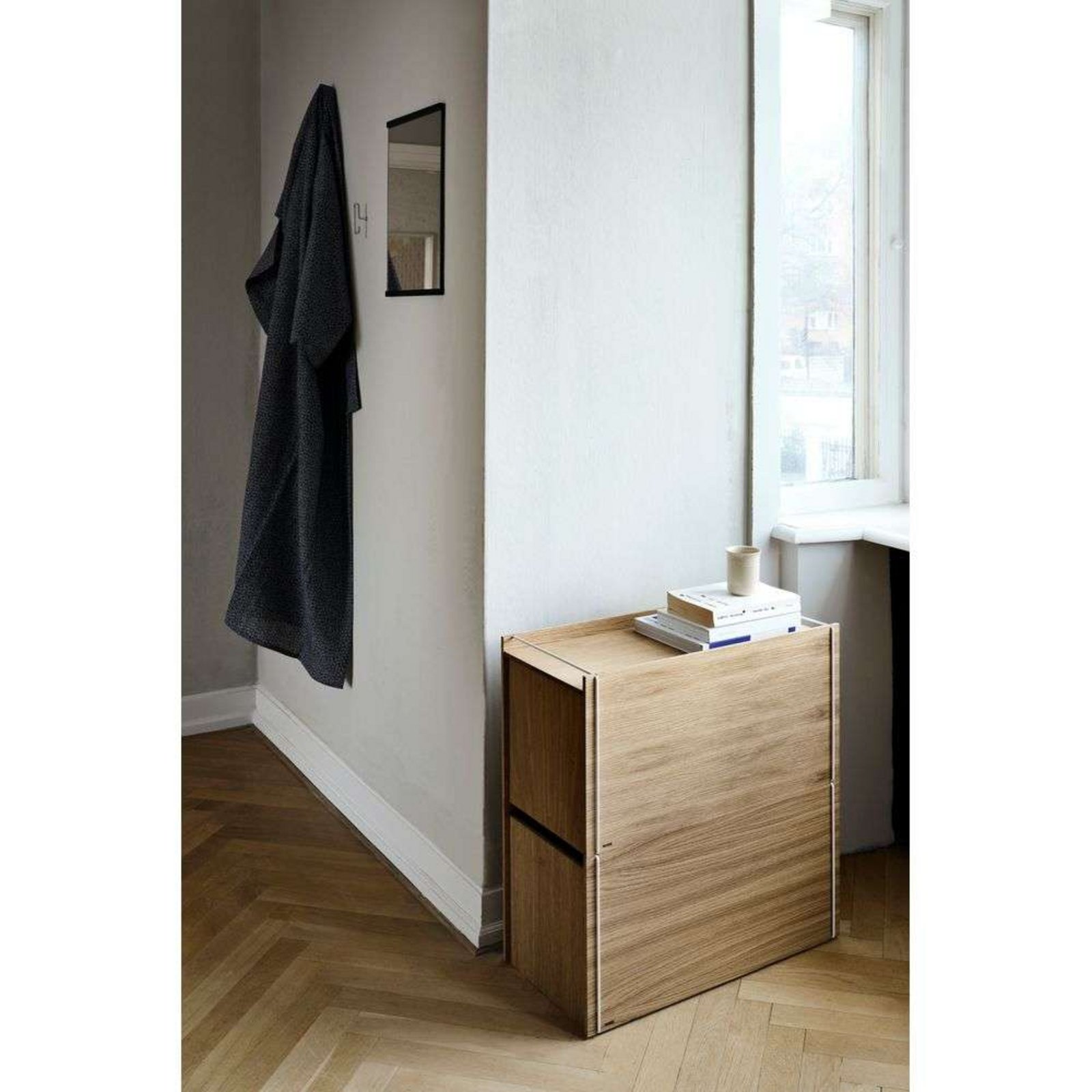 Lid Storage Box Oak - Moebe