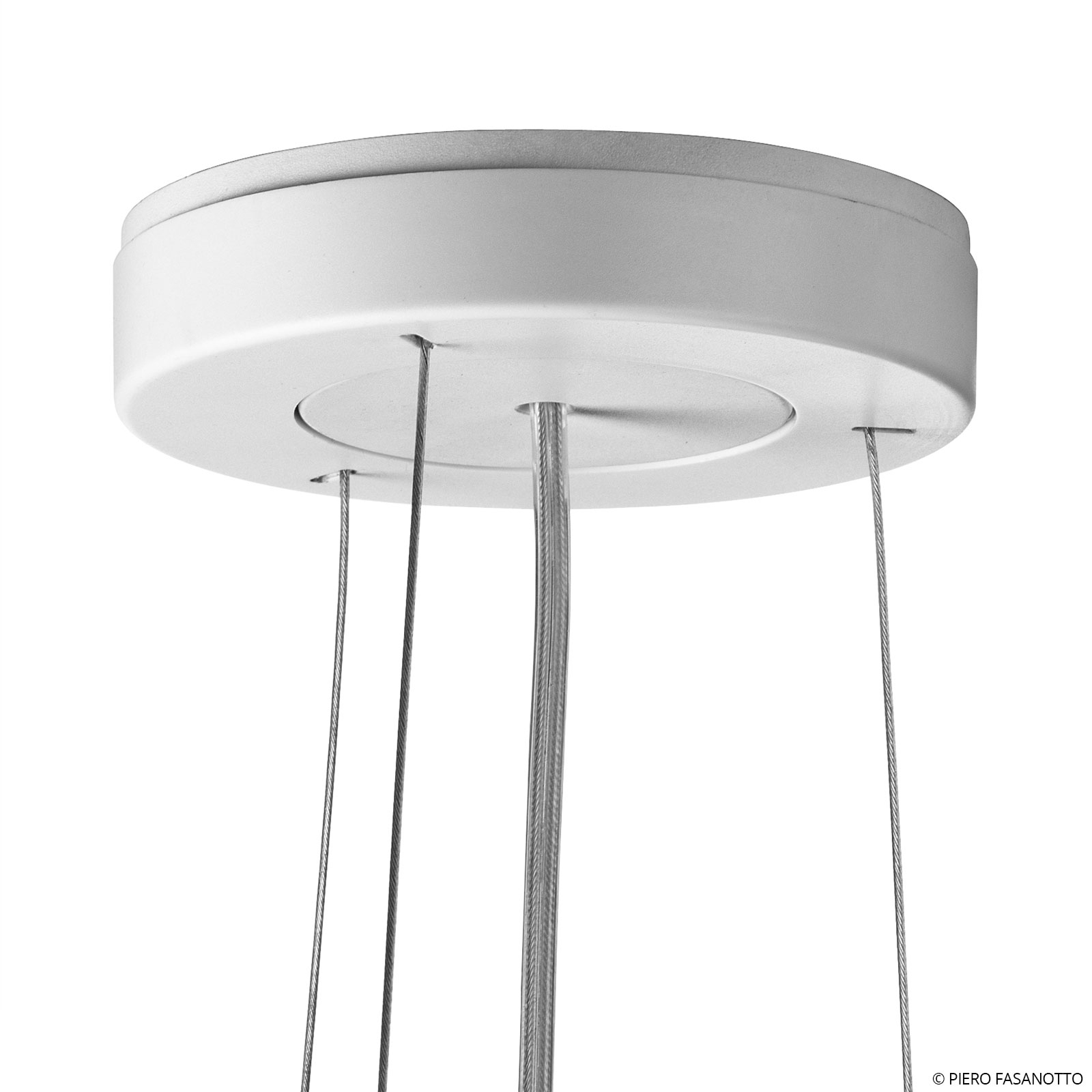 Flos FLOS KTribe S3 hanging light, smoky grey, for Living / Dining Room, PMMA, polycarbonate, E27, 250 W, energy efficiency: A++, H: 44.5 cm