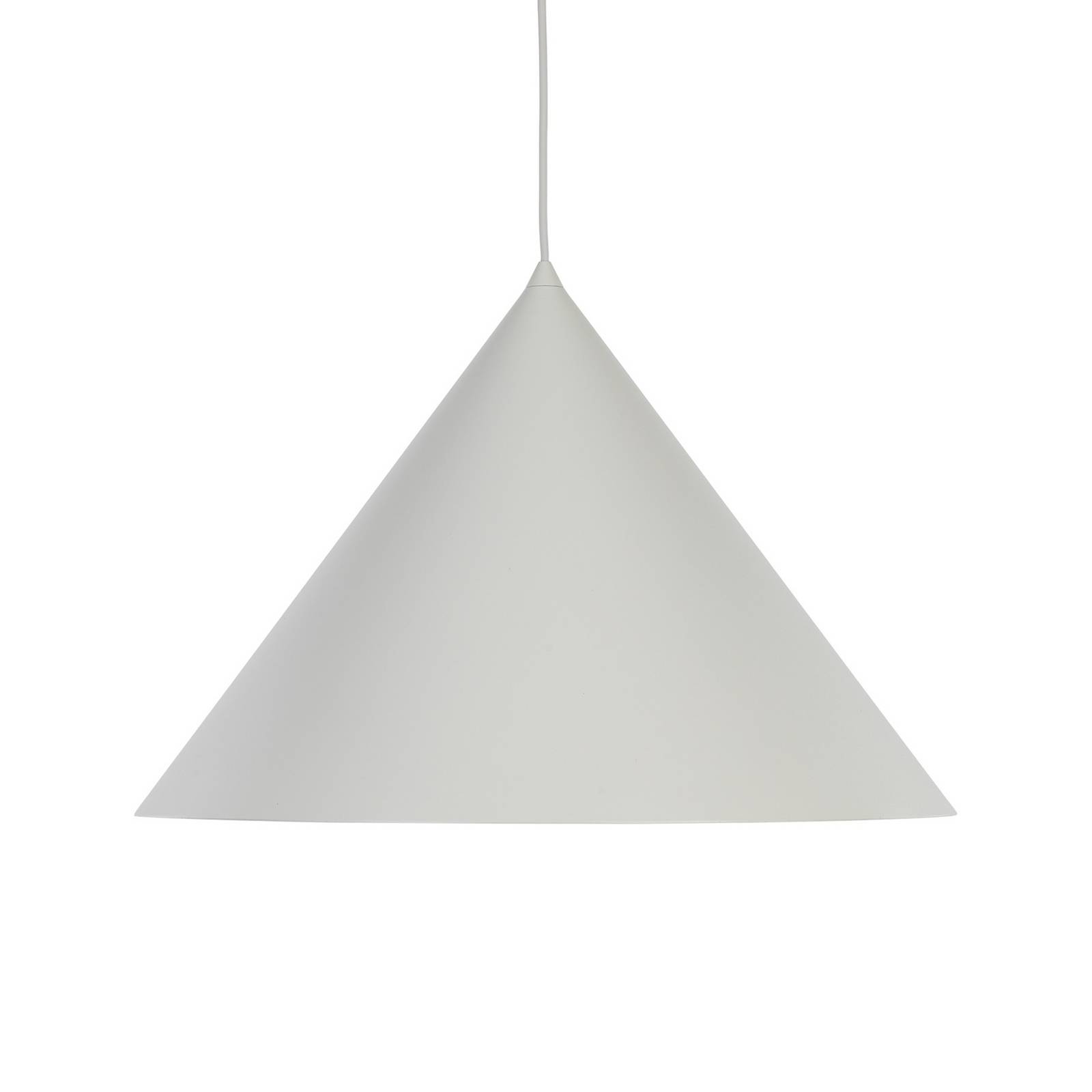 Hängeleuchte Cono, 1-flammig, Ø 50 cm, beige, E27 günstig online kaufen