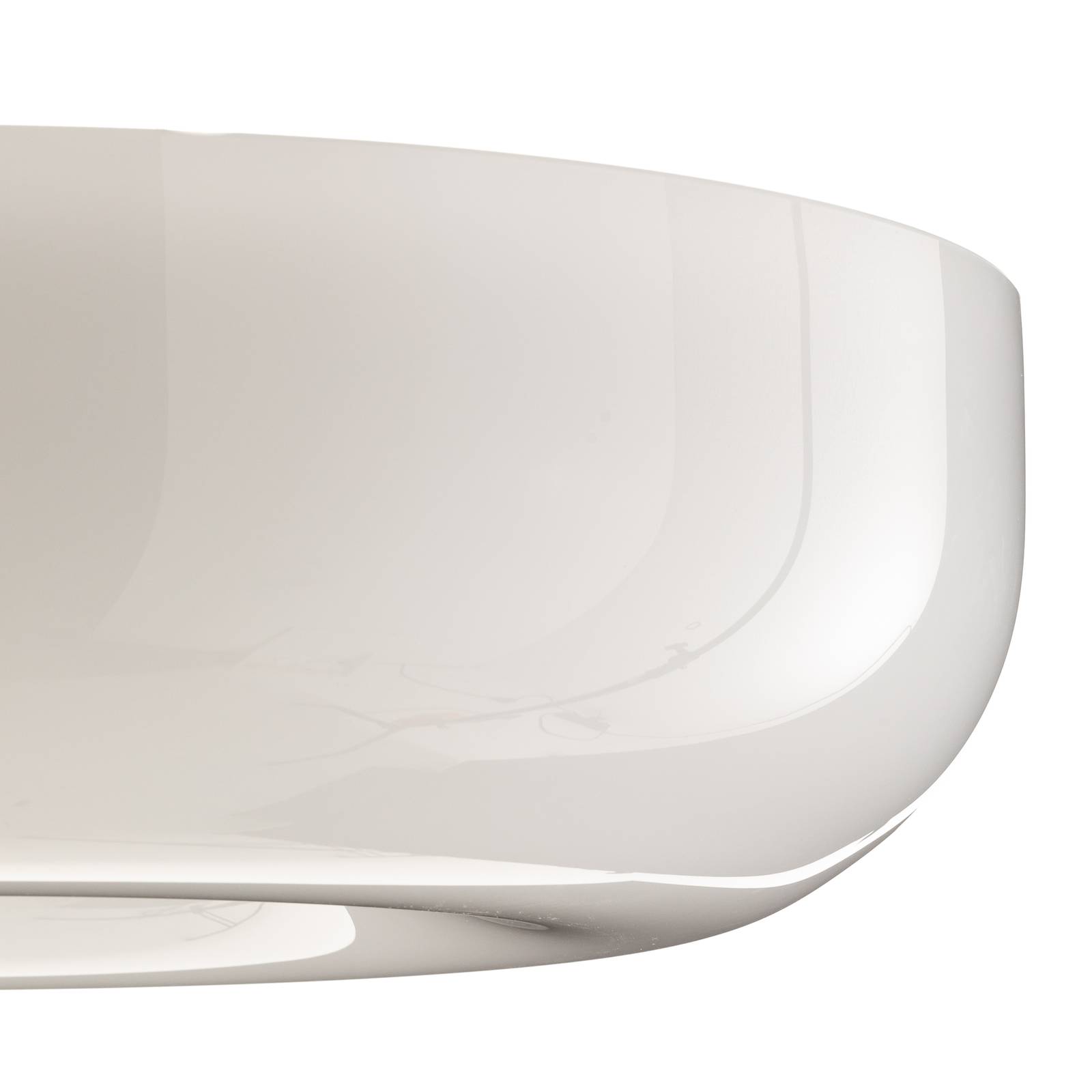 Szklana lampa sufitowa Foscarini Circus grande, Ø 46 cm