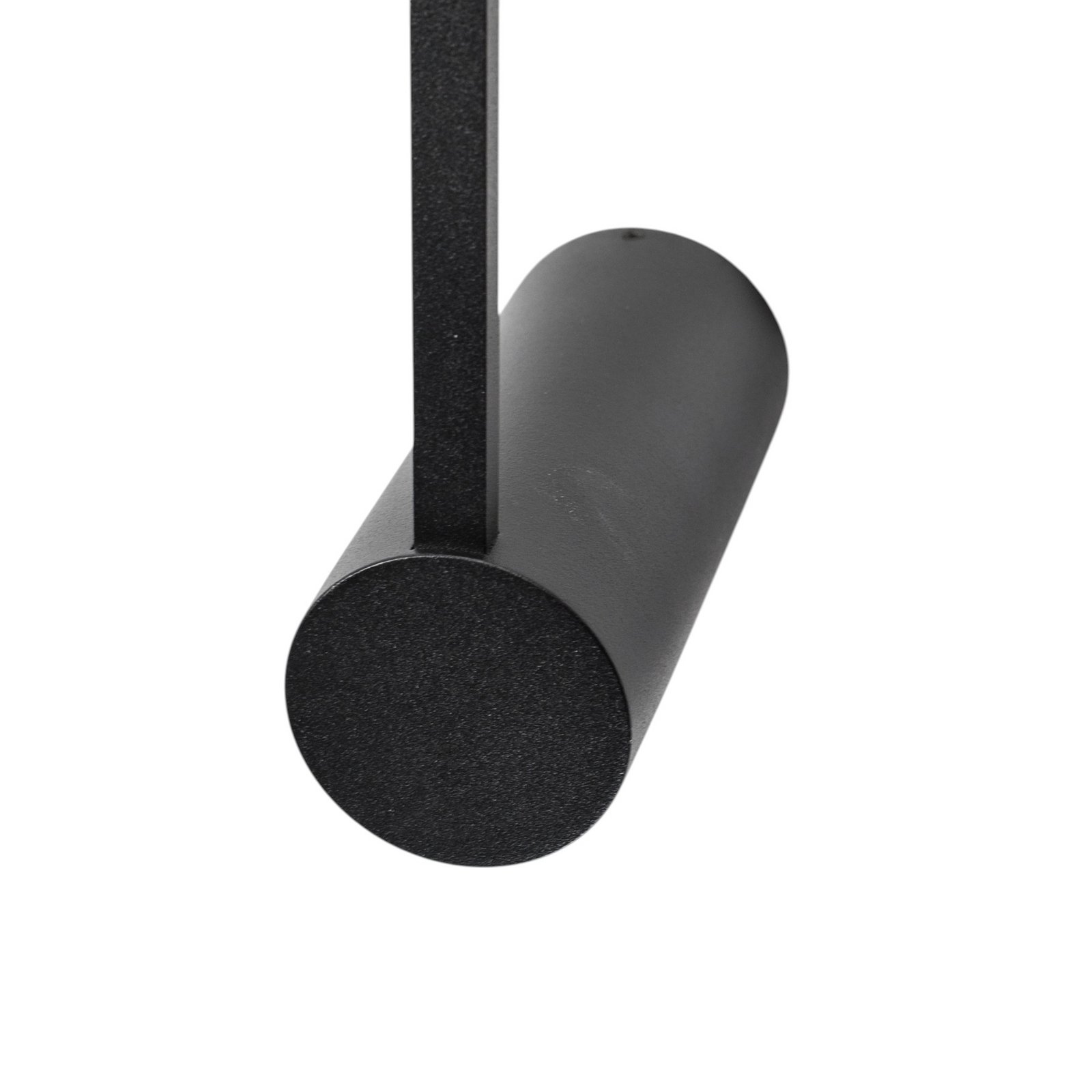 LED-vägglampa Arm M, 65 cm hög, svart, metall