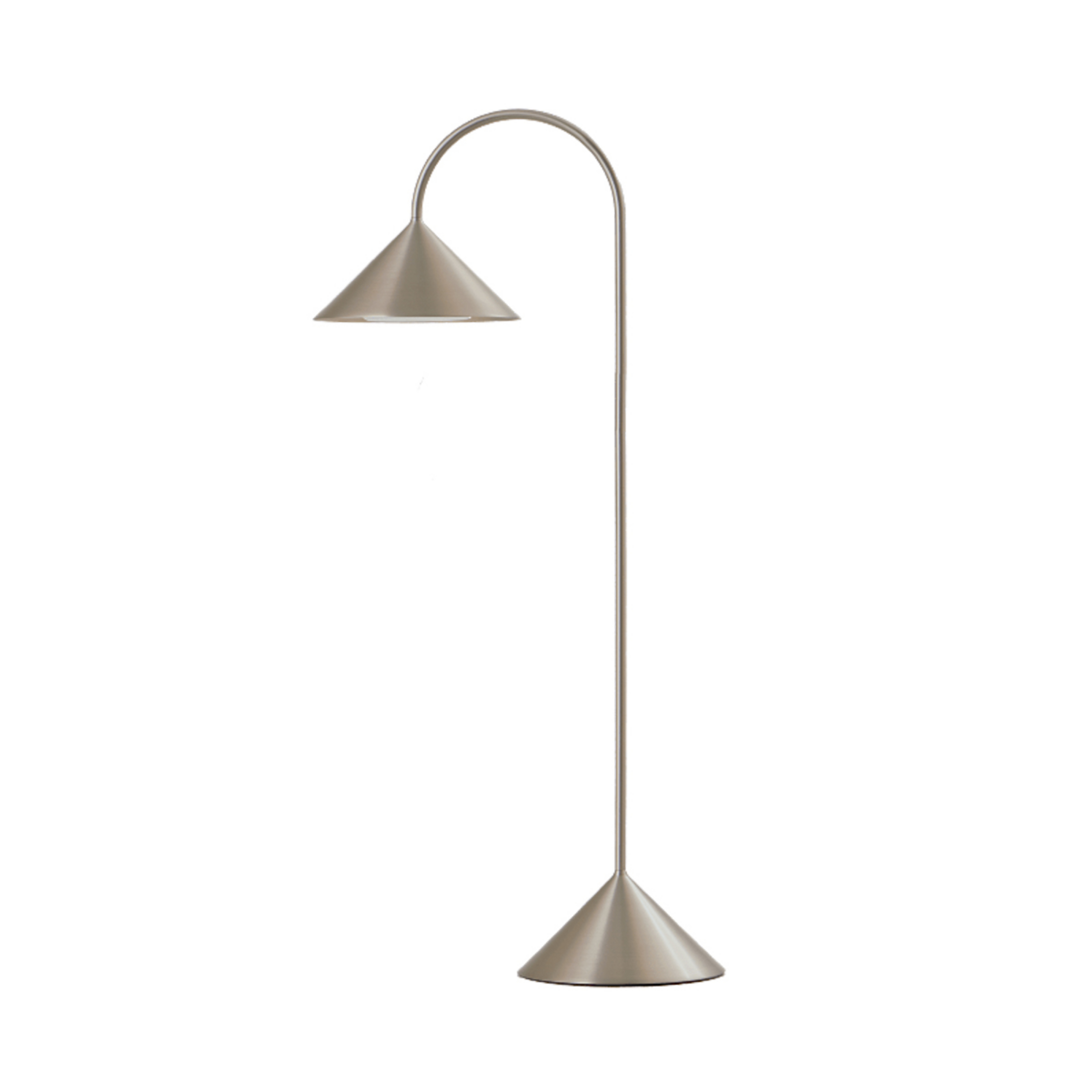 LED-batteridriven golvlampa Grasp, stål, höjd 72 cm - FRANDSEN