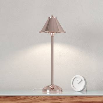 Compact Provence table lamp in copper