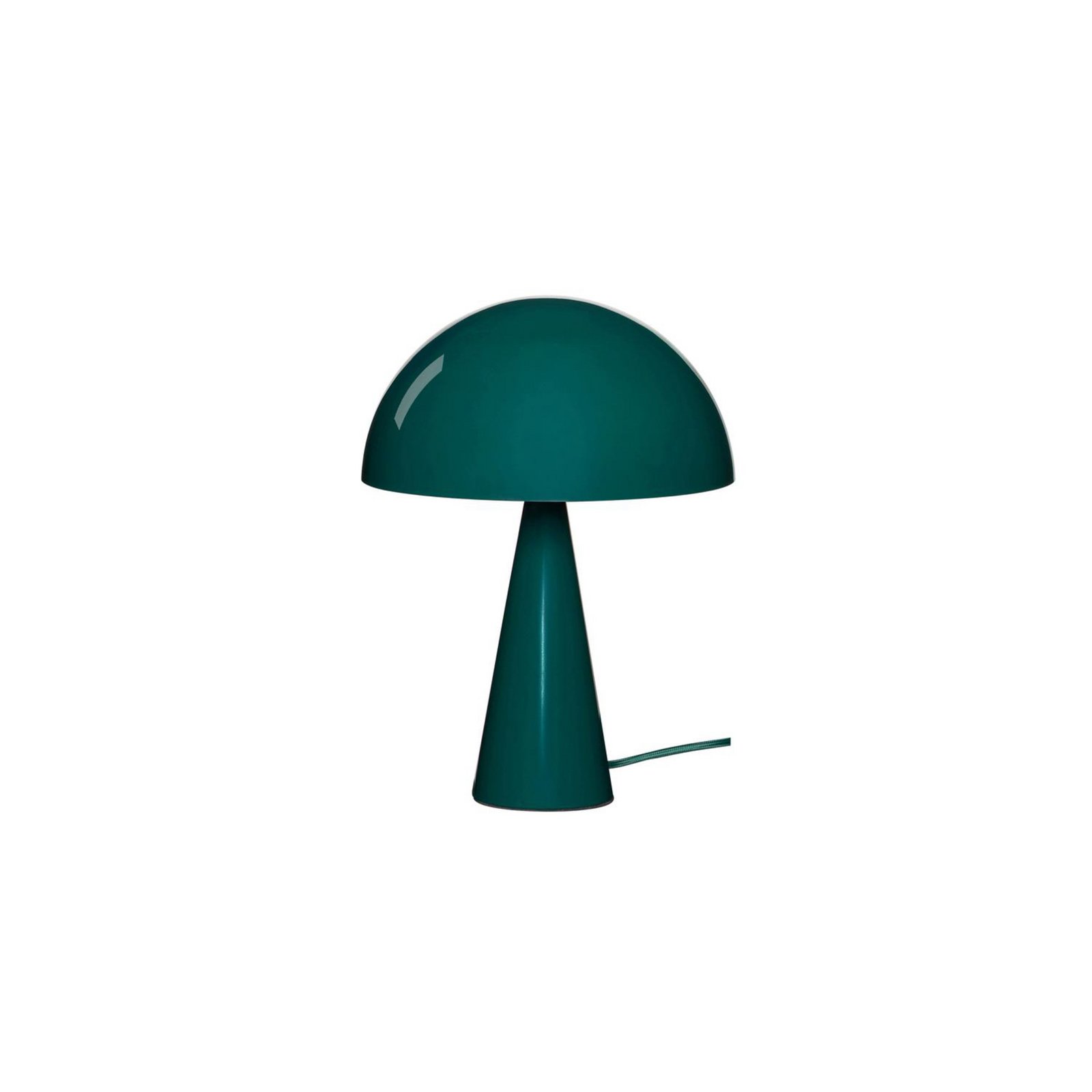 lampe à poser Mush Mini, vert foncé, hauteur 34 cm - HÜBSCH