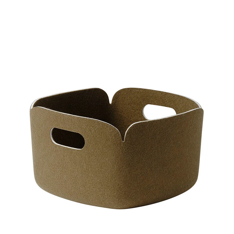 Muuto - Restore Korb 28x28 Brown Green