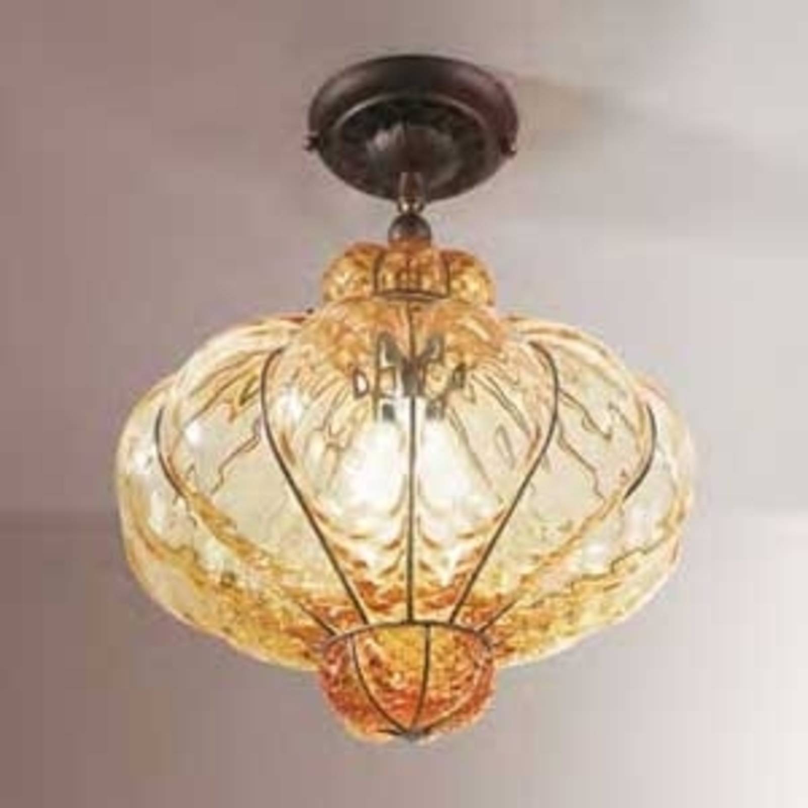 Lampa sufitowa SULTANO ze szkła Murano 42 cm