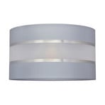 Helene lampshade E27 Ø35/height20cm grey/silver