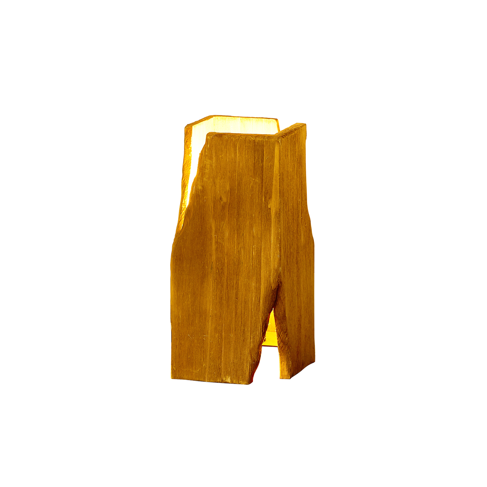 Tischleuchte Venus, braun, Höhe 25 cm, Holz